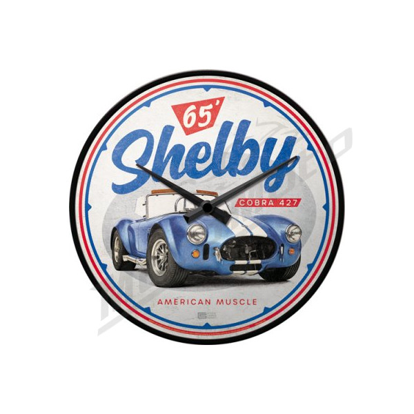 WALL CLOCK SHELBY - AMERICAN MUSCLE COBRA