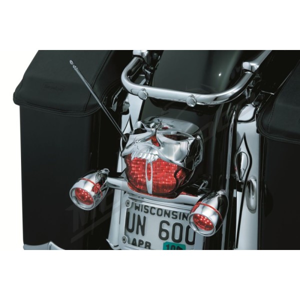 KURYAKYN Zombie Taillight Cover Harley Davidson FLHR / FLSTC / FXDI / FXDL / XL / XR 883/1923 99-23