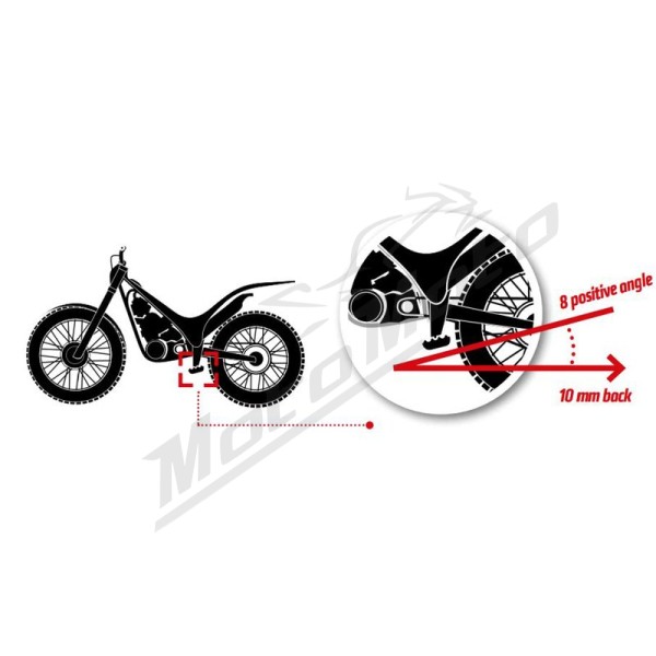 S3 Curve Footrests Aluminium Beta / GasGas / Montesa / Scorpa / Sherco 125-300 98-17