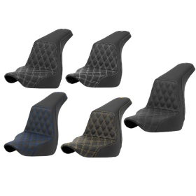 SADDLEMEN Lattice Stitch Step-Up Seat Harley Davidson FLSB / FXLR / FLXRS / FXLRST 1750-1923 18-25