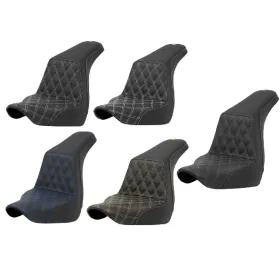 SADDLEMEN Lattice Stitch Step-Up Seat Harley Davidson FLSB / FXLR / FLXRS / FXLRST 1750-1923 18-25