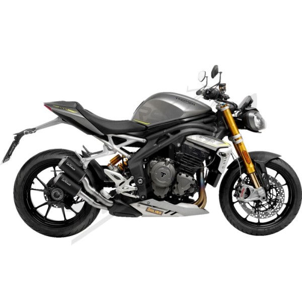 LEOVINCE LV-10 Slip-On Muffler TRIUMPH SPEED TRIPLE 1200 21-24