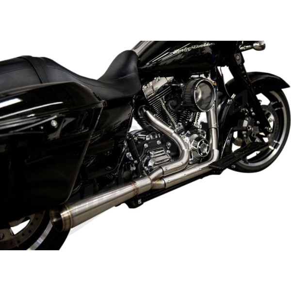 TRASK 2-into-1 Assault Exhaust System Harley Davidson FLH / FLHFB / FLHR / FLHRC / FLHRXS / FLHT 1750-1977cc 17-24
