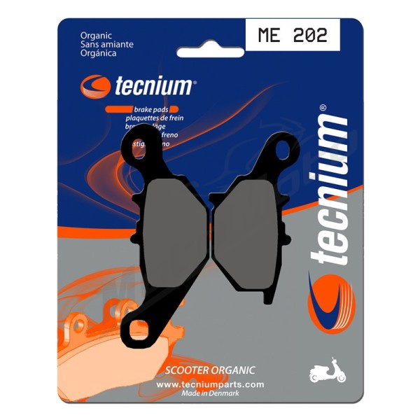 TECNIUM Scooter Organic Brake pads ME202 Suzuki UG / UC / TR / AN 110/150 95-01