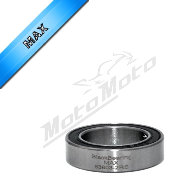 BLACK BEARING MAX kalnų dviračio šarnyro guolis 17x26x7 mm 63803-2RS