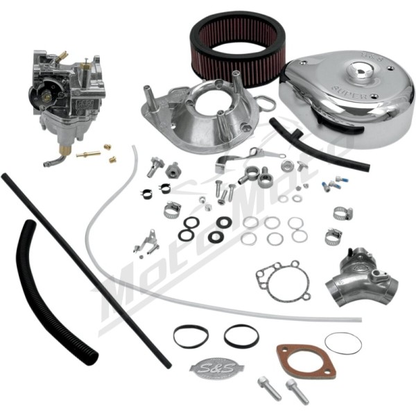 S&S CYCLE Super E Carburetor Kit with Manifold Harley Davidson FLHR / FLHRC / FLHRCI 1450-1690cc 99-06