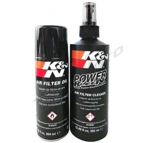 Oro filtro valymo rinkinys K&N Air Filter Cleaning kit 355ml/204ml