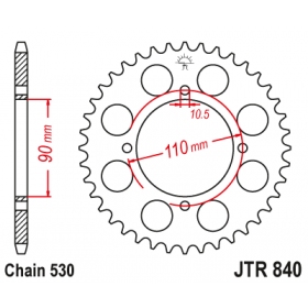 Rear sprocket JTR840