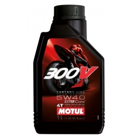 Alyva MOTUL 300V FACTORY LINE 5W40 Sintetinė - 4T - 1L