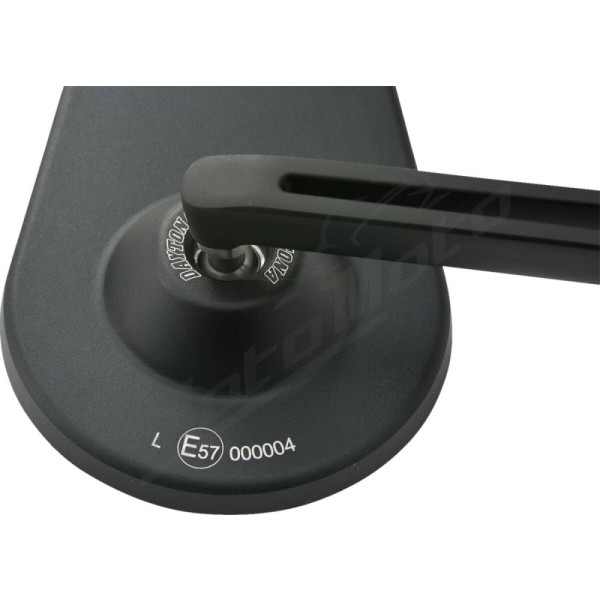 DAYTONA D-MIRROR-5 PAN ROD Universal mirror M10 black 1pc