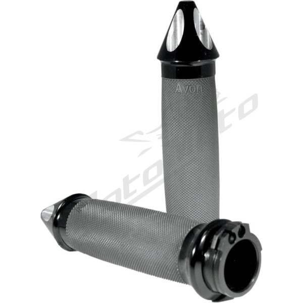 AVON GRIPS Custom Spike End Grips Honda / Kawasaki / Suzuki / Triumph / Victory / Yamaha 1987–2024 600–2300 cc