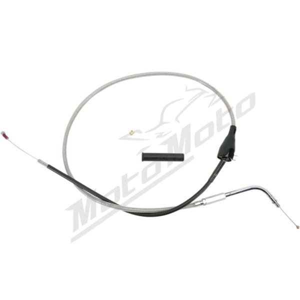 DRAG SPECIALTIES Stainless Braided Idle Cable Harley Davidson FLHRSEI / FLHRSEI2 1550-1690cc 02-03