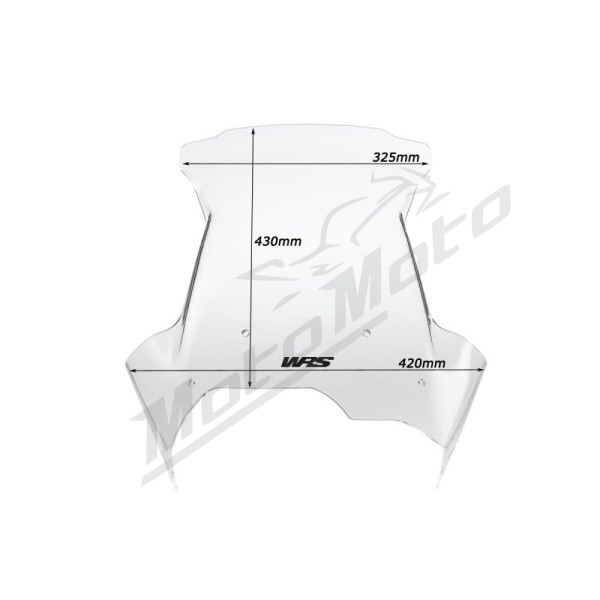 WRS BM018T CAPONORD Priekinis stiklas BMW F650GS / F800GS 06-17