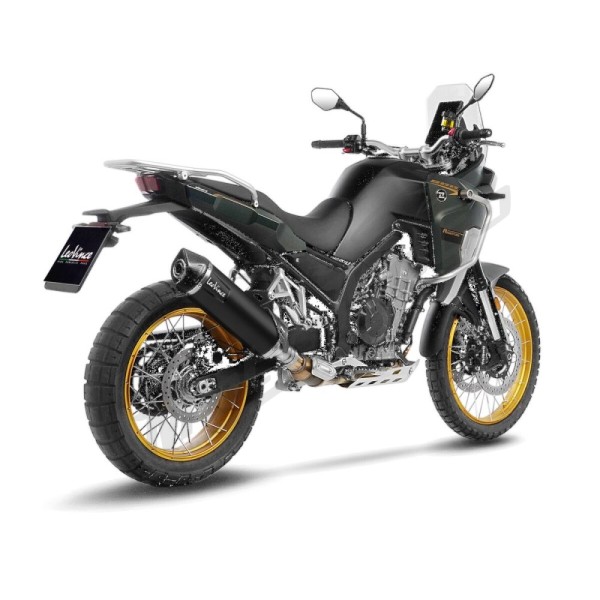 LEOVINCE LV One Evo Black Edition Slip-on Muffler KOVE 800X 24-25