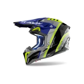 Motocross Helmet Airoh Aviator 3 Hima Blue