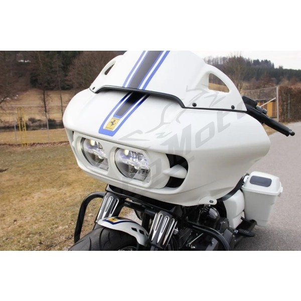 CULT WERK Headlight Mask Raw Harley Davidson 1690-1923cc 2016-2023