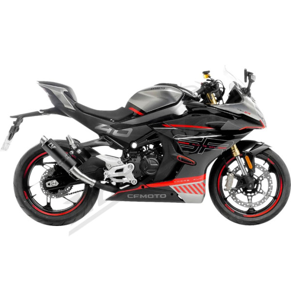 LEOVINCE GP Corsa Slip-On Nerūdijančio plieno duslintuvas CF Moto SR 450 23-25