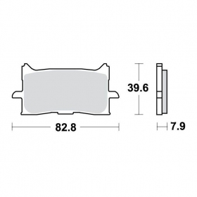 BRAKE PADS FERODO FDB2294ST / MCB888 ROUTE