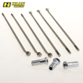 Haan OEM spokeset front wheel R19 Husqvarna / KTM 85cc 04-24
