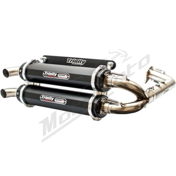 TRINITY RACING Stage 5 Dual Exhaust System POLARIS RZR 1000 16-20