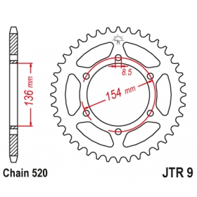 Rear sprocket JTR9