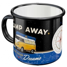 MUG VW BULLI-LETS CAMP AWAY 360ML