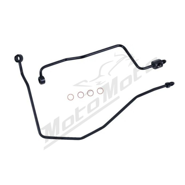 MAGNUM SHIELDING Hydraulic Rear Brake Line Harley Davidson FLDE / FLFBS / FLHC / FXLR / FXST / FXLRS 1750/1923 18-24