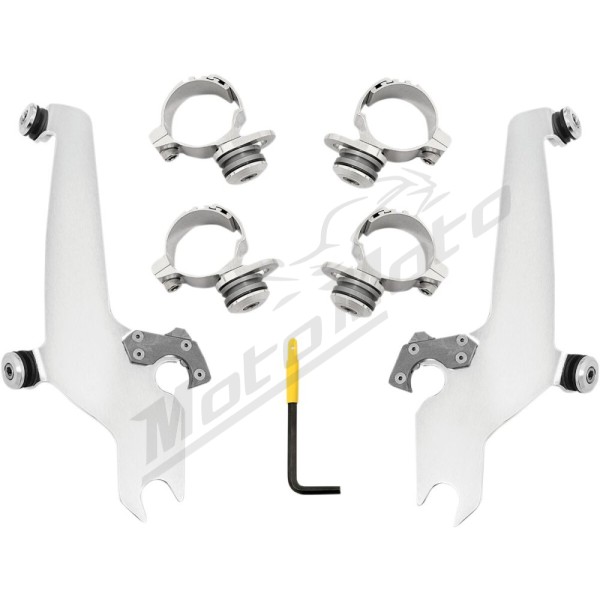 MEMPHIS SHADES METRIC Sportshield Trigger priekinio stiklo montavimo kompl. Indian Scout 60-69 15-24