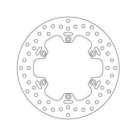 Brembo Serie Oro galinis stabdžių diskas Aprilia MX / Pegaso / RS