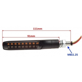 Universal turn signals LED 2pcs