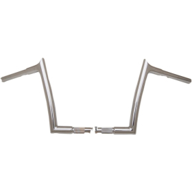 FAT BAGGERS INC. Pointed Top Handlebar Chrome 89x25.5cm Harley Davidson FLD / FLHCS / FLHR / FLSTF / FXDB / FXST / FXSTC 1340-1868 85-24