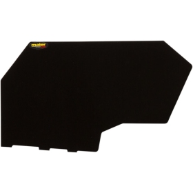 MAIER Side Number Plates Black Polaris RZR XP 1000 14-22