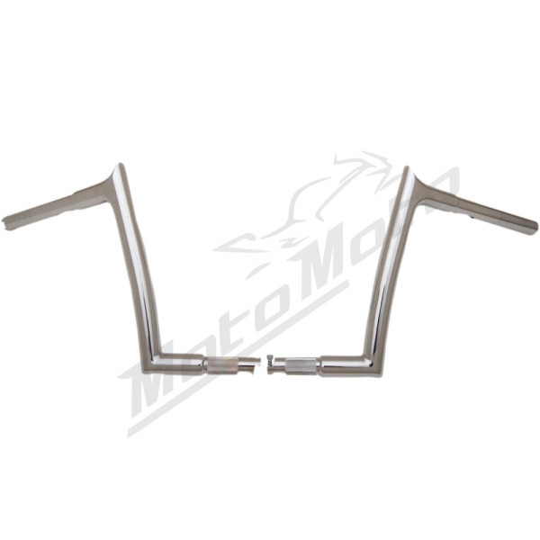 FAT BAGGERS INC. Pointed Top Vairas chromuotas 89x25.5cm Harley Davidson FLD / FLHCS / FLHR / FLSTF / FXDB / FXST / FXSTC 1340-1868 85-24