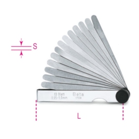 BETA Metric Feeler Gauge 0,05 - 1mm