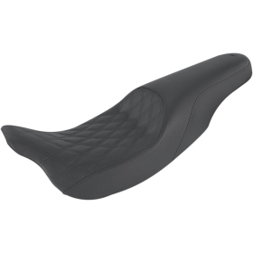 SADDLEMEN Profiler Lattice Stitch Seat Black Harley Davidson FLHR / FLHRC / FLHX / FLRT / FLTRX 1584-1923 08-24