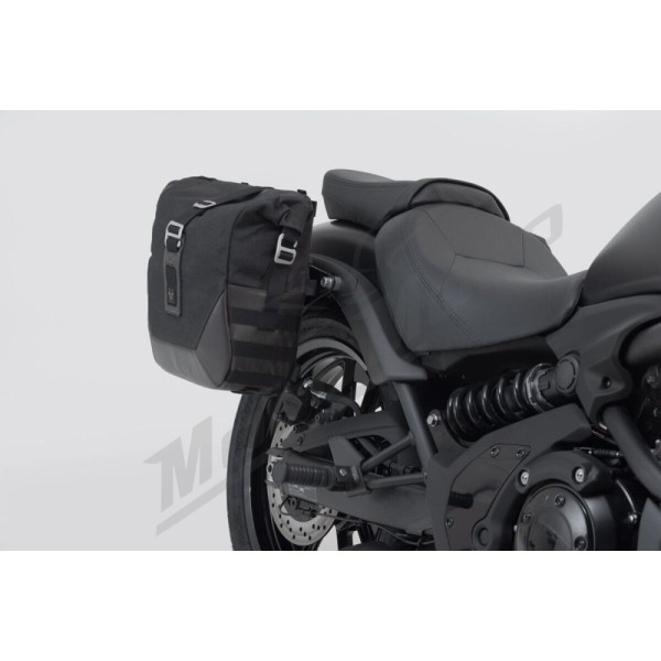 SW-MOTECH Legend Gear LC2 šoninės daiktadėžės Black Edition Kawasaki EN 650 15-24