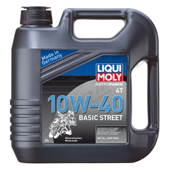 LIQUI MOLY Street Mineralinė Alyva 4T 10W-40 4L