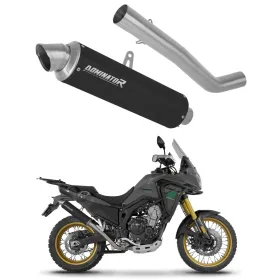 Dominator Išmetimo Bakelis GPF BLACK + dB killer Rieju Aventura 500 2023-2026