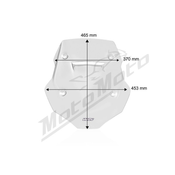 WRS CF002T Windscreen Standard Clear CF MOTO 800MT ABS 22-24