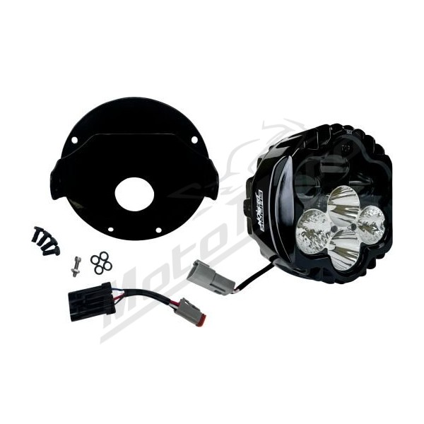 CUSTOM DYNAMICS Shark Demon™ 2 Performance LED Headlight Harley Davidson FXLRST 1923cc 22-24
