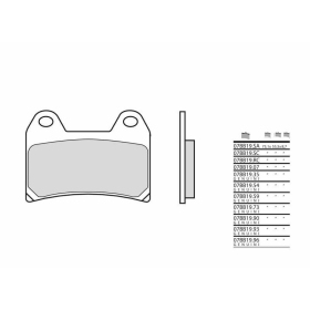 BREMBO Street Carbon Ceramic Brake pads BENELLI / CAGIVA / DUCATI / KTM / MOTO GUZZI 125-1200cc 1995-2024