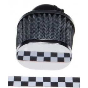 Sport air filter chrome KW101W3 Ø30 mm 90°