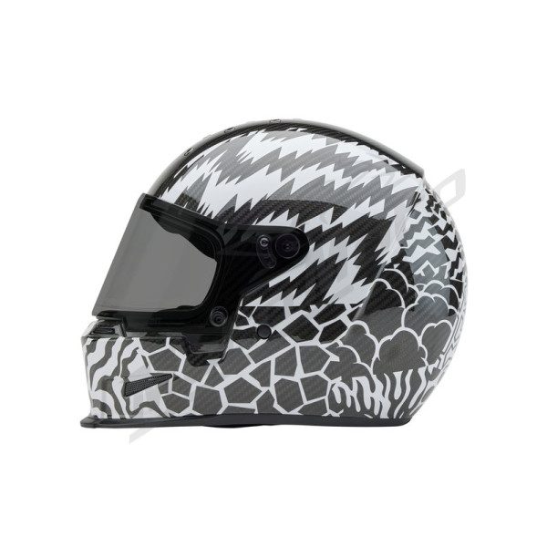 BELL Eliminator Carbon Helmet - Deathspray Gloss Black/White/Black