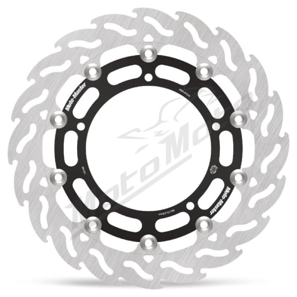 MOTO-MASTER Flame Front Floating Brake Disc Yamaha FZ6 / MT / XJ / YZF 250/900 03-25