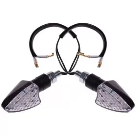 Universal turn signals Black LED 2pcs