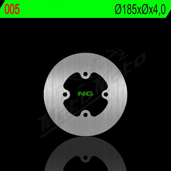 NG Front Fixed Brake Disc 185x4mm Honda CBR / CBX / VFR / VF 600-1000cc 84-92