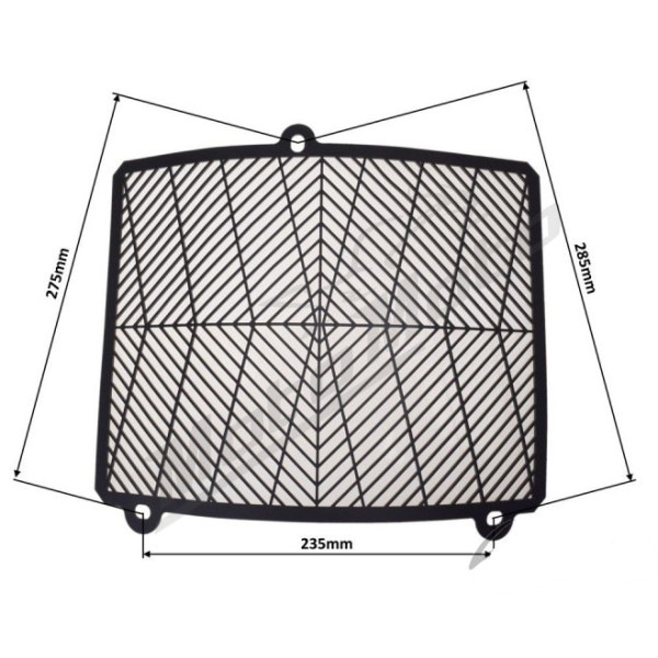 Radiator grille QJ Motor SRT 900 320x250mm