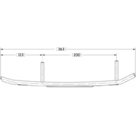 Sno-X slidžių montavimo dalis Polaris Trail Rmk / RMK / SKS / Switchback / Widetrack 550-900 03-06
