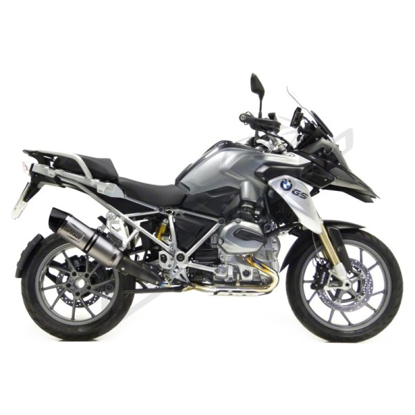 LEOVINCE LV One Evo Stainless Steel Slip-On Muffler BMW R1200 GS 13-16
