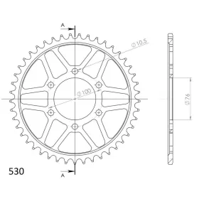 Supersprox / JT Rear sprocket 816.45T Suzuki GSF1200 Bandit 95-05